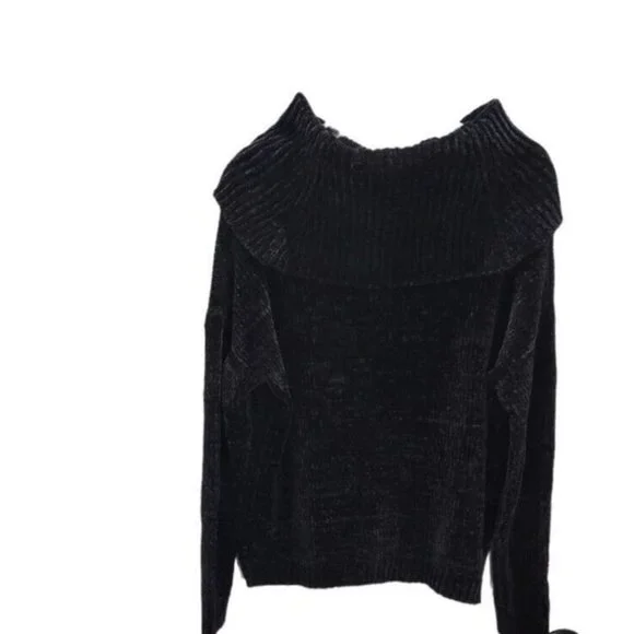 Michael Kors Women's Large Black Long Sleeve Turtleneck Sweater - Picture 2 of 14